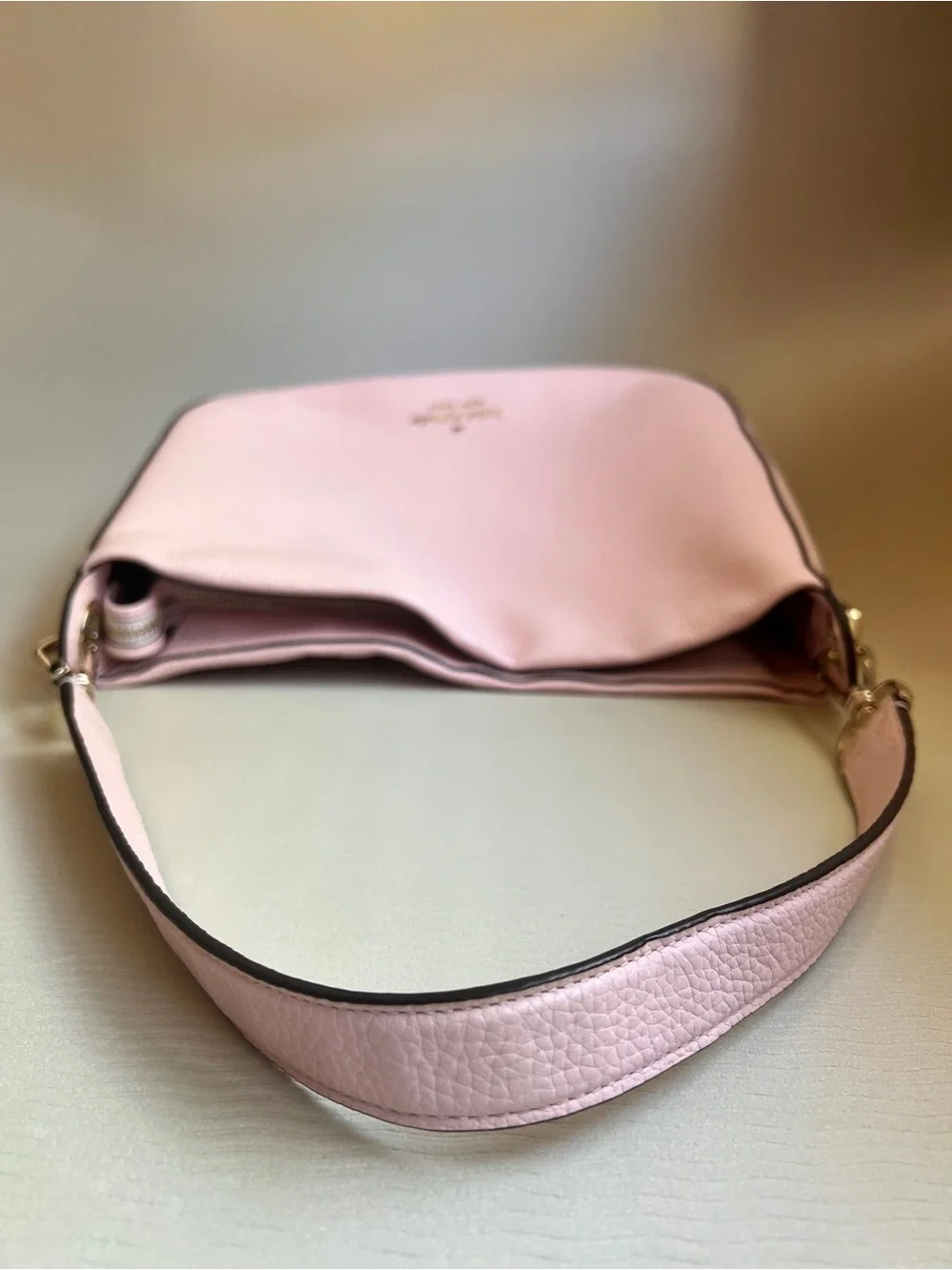 Kate Spade Lexy Large Hobo Shoulder Bag Chalk Pink Leather NWOT